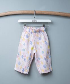 不縮口寬管長褲-訂製 動物36