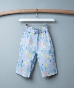 不縮口寬管長褲-訂製 動物36