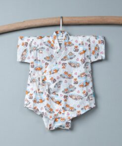 包屁-甚平紗布衣-訂製 動物38