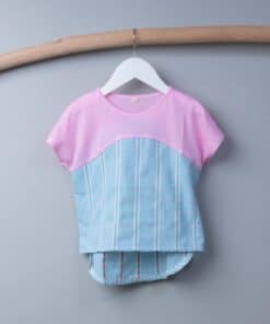 短袖上衣-訂製 花77-輕薄7