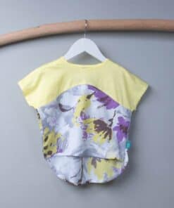 短袖上衣-訂製 花80-輕薄1