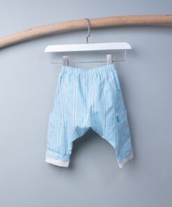 哈倫九分長褲-訂製 花77