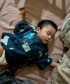 皮蛋6分袖上衣-訂製 名15-紗(藍)