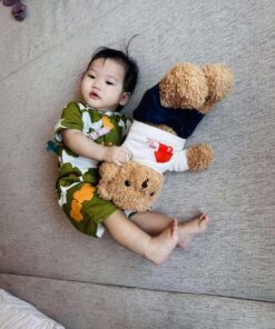 包屁連身衣(短袖)-訂製 花48