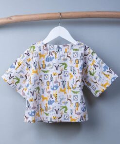 皮蛋6分袖上衣-訂製 動物37