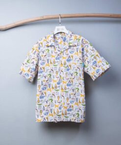 男夏威夷襯衫-動物37