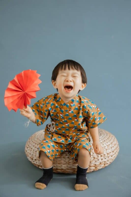 兒童甚平和服訂製日本設計師版型台灣手工寶寶浴衣