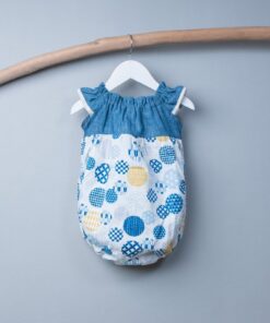 電火球包屁衣-訂製 牛仔棉麻vs和風50