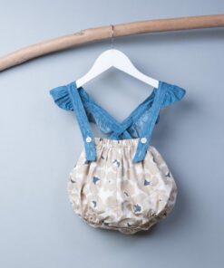 燈籠吊帶短褲-訂製 花40(含翅膀)