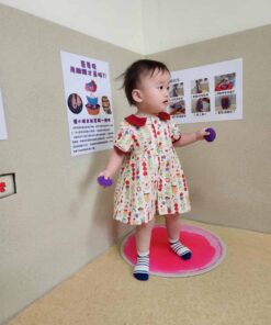 圓領袖邊洋裝(短袖)-訂製 自然42、領+袖口就好(棉麻14)