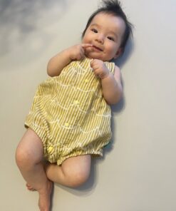 無袖包屁衣-訂製 幾何22-紗