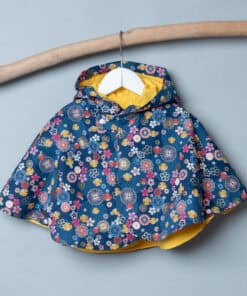 抗風防雨雙面斗篷-現貨 和風36vs黃色防水 60-80cm