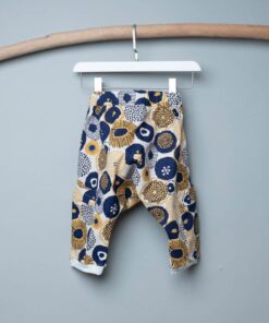 哈倫九分長褲-訂製 花75