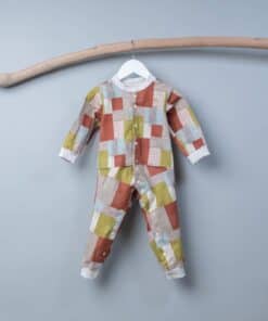 包屁連身衣(長袖)-訂製 幾何47