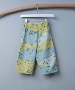 不縮口寬管長褲-訂製 自然40