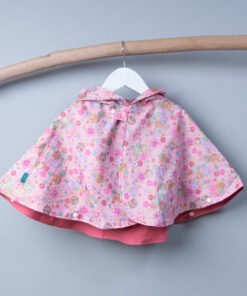 抗風防雨雙面斗篷-訂製 和風44vs粉色防水 年節