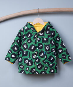 防風抗雨機能［外套］-訂製  動物43vs防潑黃色 北風大熊 節慶