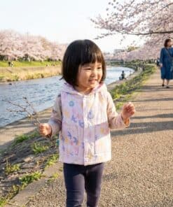 保暖連帽(雙面)背心-訂製 動物36vs粉色鋪棉