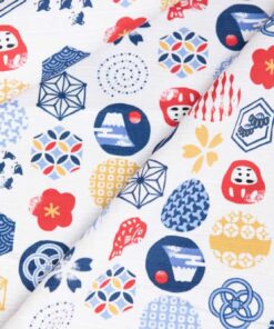 和風52(十字抗皺)-達摩富士山