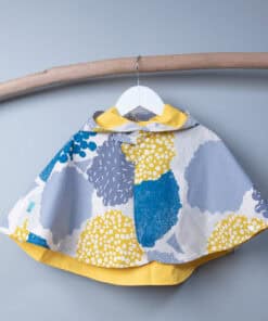 抗風防雨雙面斗篷-訂製 名36vs黃色防水