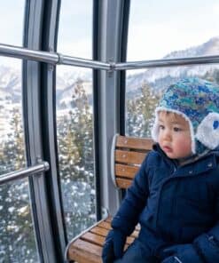 遮耳飛行帽(毛料)-訂製 和風25vs雪花毛