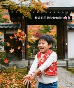 (四合釦)精靈背心-訂製 和風45vs雪花毛