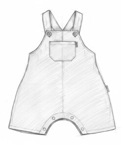 包屁鬆緊吊帶(短)褲- 自訂花色