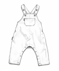 包屁鬆緊吊帶(長褲)-自訂花色