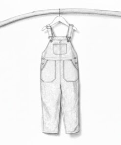 工裝吊帶(長)褲-自訂花色